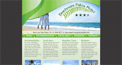 Desktop Screenshot of beachmerepalmsmotel.com